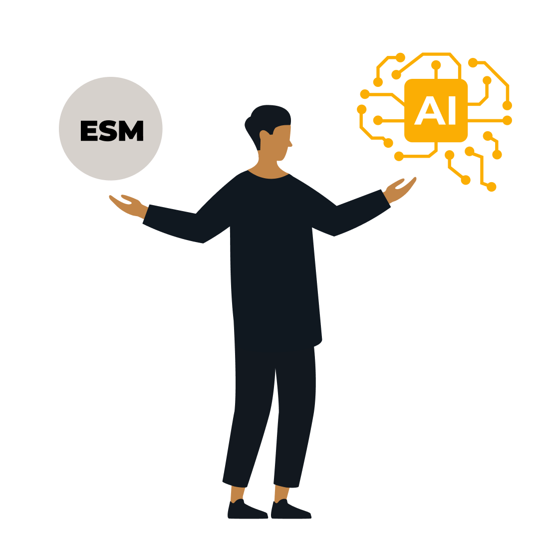 Artificial intelligence in ESM