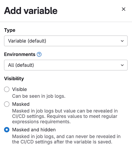 Add variable