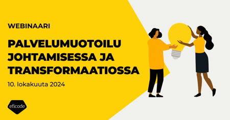 Webinaari: Palvelumuotoilu johtamisessa ja transformaatiossa