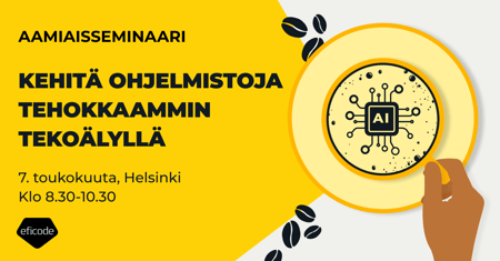 Kehitä ohjelmistoja tehokkaammin tekoälyllä