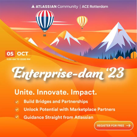 Atlassian Community Events Rotterdam: Enterprise-dam: The charity takeover